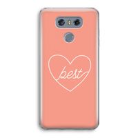 Best heart: LG G6 Transparant Hoesje