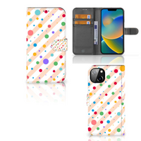 iPhone 14 Plus Telefoon Hoesje Dots - thumbnail