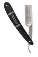DOVO open scheermes Barbarossa RVS Ebbenhout 5/8"