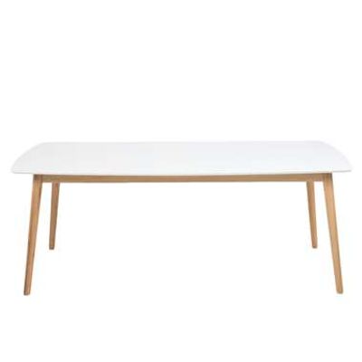 Eetkamertafel Ulfborg - wit - 90x180x75,5 cm
