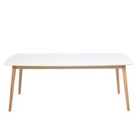 Eetkamertafel Ulfborg - wit - 90x180x75,5 cm