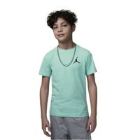 T-Shirt met Korte Mouwen voor kinderen Jordan JDB JUMPMAN AIR EMB 95A873 E8G Blauw - Maat: 16 jaar