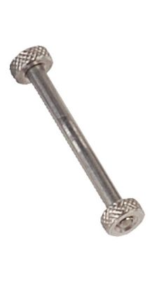 staafas voor druktong schroefbaar 12 cm RVS grijs staafas voor druktong schroefbaar 12 cm RVS grijs