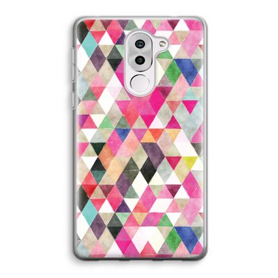 Gekleurde driehoekjes: Honor 6X Transparant Hoesje