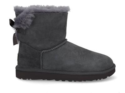 Ugg Mini bailey bow II 1016501 OBS obsidian Grijs maat 39