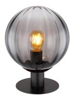Globo TafellampDallerta zwart met smoke glas - 15216T