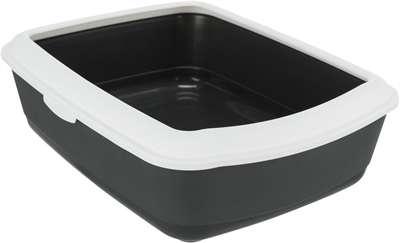TRIXIE KATTENBAK CLASSIC ANTRACIET / WIT