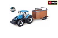 Bburago tractor NewHolland 17.315HD veetransport frictie10cm