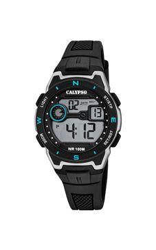 Horlogeband Calypso K5853/4 Rubber Zwart 12mm
