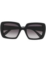 Alexander McQueen Eyewear lunettes de soleil à monture rectangulaire - Noir