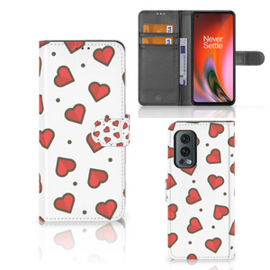 OnePlus Nord 2 5G Telefoon Hoesje Hearts