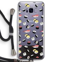 Sushi time: Samsung Galaxy S8 Transparant Hoesje met koord