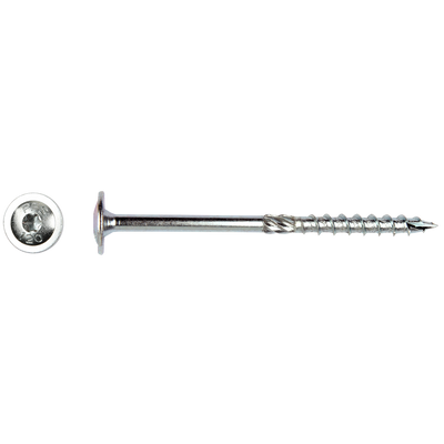 pgb-Europe PFS+ | PFS flenskophoutschroef T40 Ø 10x380 Zn | 50 st PFETTG001010003803