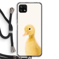 Duke: Samsung Galaxy A22 5G Transparant Hoesje met koord