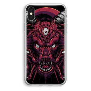 Hell Hound and Serpents: iPhone X Transparant Hoesje