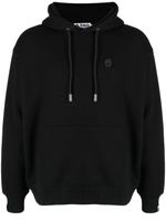 A BATHING APE® hoodie en coton mélangé à patch logo - Noir - thumbnail