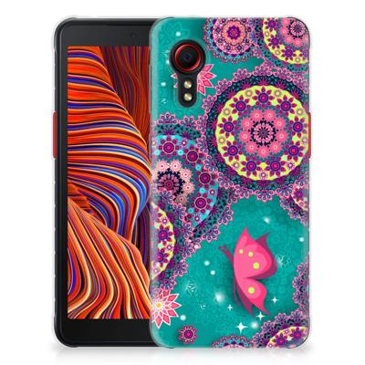 Samsung Galaxy Xcover 5 | Hoesje maken | Cirkels en Vlinders