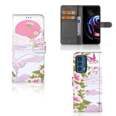 Motorola Edge 20 Pro | Telefoonhoesje | Met pasjeshouder | Bird Standing