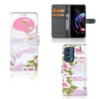 Motorola Edge 20 Pro | Telefoonhoesje | Met pasjeshouder | Bird Standing