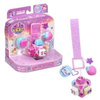 Clickeez - GOLIATH - Luxe sleutelhanger - Verzamelbare sleutels - 1 clickeez-kubus + 4 clickeez + 3 bedels - Vanaf 6 jaar