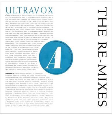 Ultravox - The Re-Mixes (Doorzichtig Vinyl) (Record Store Day 2026) 2 (LP)