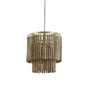 Light & Living - Hanglamp GULARO - Ø45x43cm - Bruin