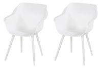 Set van 2 - Hartman Sophie Studio dining armstoel - White