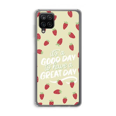 Don't forget to have a great day: Samsung Galaxy A12 Transparant Hoesje