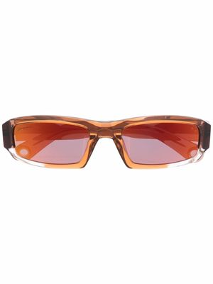 Jacquemus lunettes de soleil à monture ronde - Marron