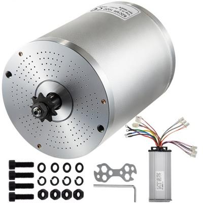 VEVOR 72V borstelloze DC-motor, elektrische motor 4900 U, Go-Kart-motor 30000W voor elektrische fietsen etc.