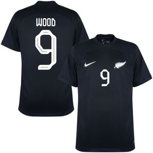 Nieuw Zeeland Shirt Uit 2022-2023 + Wood 9 (Fan Style)