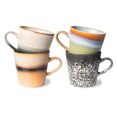 Americanokopje 70's (Ø8,5 cm) (260 ml) (set van 4)