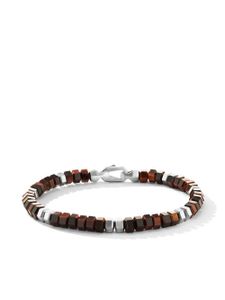 David Yurman bracelet Hex Bead en argent sterling - Marron