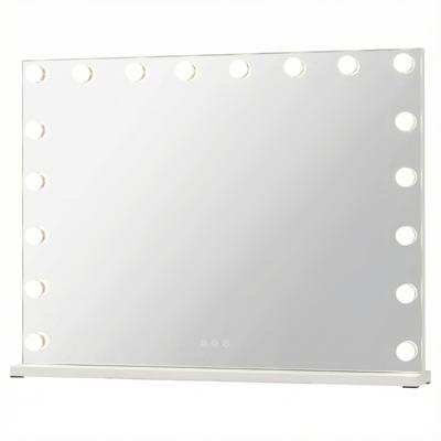 Hollywood-make-upspiegel Met Verlichting Met Drie Lichtkleuren En Instelbare Helderheid