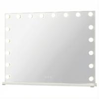 Hollywood-make-upspiegel Met Verlichting Met Drie Lichtkleuren En Instelbare Helderheid