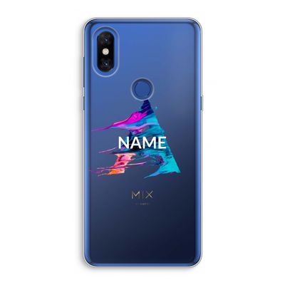 Abstract Spectrum: Xiaomi Mi Mix 3 Transparant Hoesje