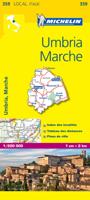 Wegenkaart - landkaart 359 Umbrië - Umbria - Marken - Marche | Michelin