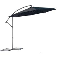 SenS-Line Menorca zweefparasol rond - Ø 300 cm - Antraciet