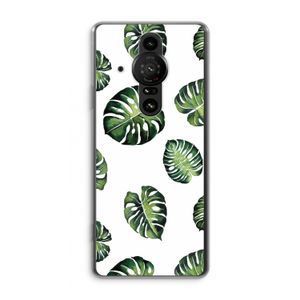 Tropische bladeren: Sony Xperia Pro-I Transparant Hoesje