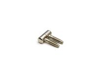 Meubelinboorpaumelle 11x29mm smal type staal vernikkeld