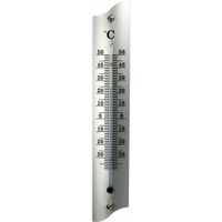 Thermometer buiten - metaal - 22 cm   -
