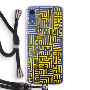 Majorelle Blue Print: Honor Play 8A Transparant Hoesje met koord