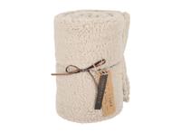 JENS Living Teddy plaid - Deken - Polyester - 160 x 120 cm - Taupe