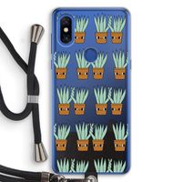 Sansevieria: Xiaomi Mi Mix 3 Transparant Hoesje met koord