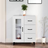 Dressoir 69,5x34x90 cm bewerkt hout wit