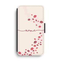 Kusjes: iPhone XS Max Flip Hoesje