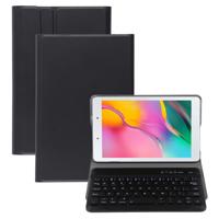 Ultradunne afneembare magnetische Bluetooth toetsenbord lederen draagtas voor Galaxy tab A 8 0 2019 P200/P205 met houder (zwart)