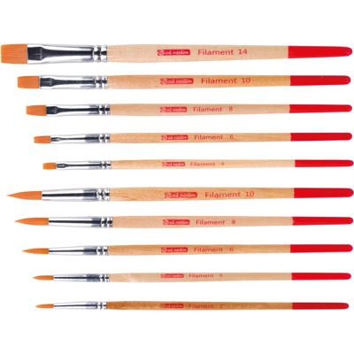Talens Art Creation aquarelpenselen polyester assorti, set van 10 penselen