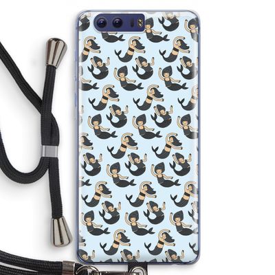 Zeemeermin: Honor 9 Transparant Hoesje met koord