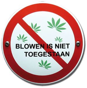 Emaille bord Blowen